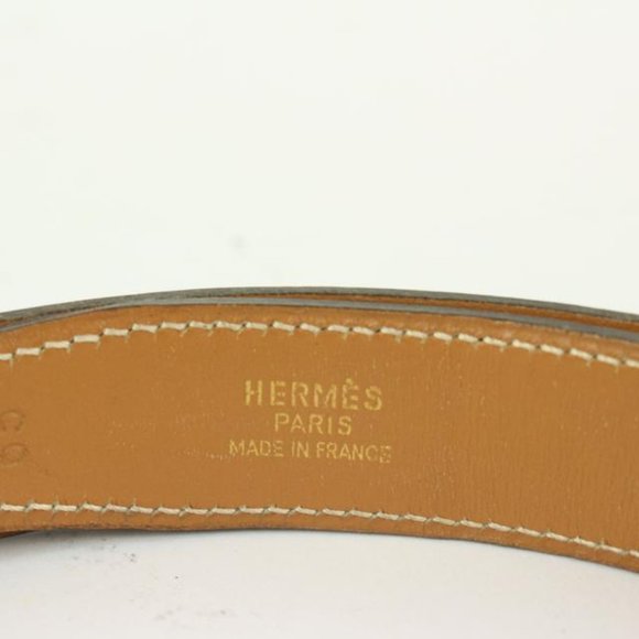 Hermès Black x Brown 24mm Reversible H Logo Belt main image 3
